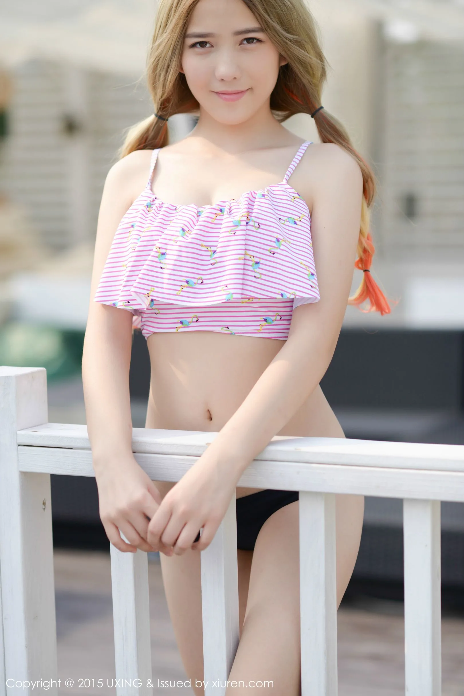 [UXING Youxing Pavilion] Tập 032 Lazy Peach - Bộ ảnh cô gái tinh nghịch - 7