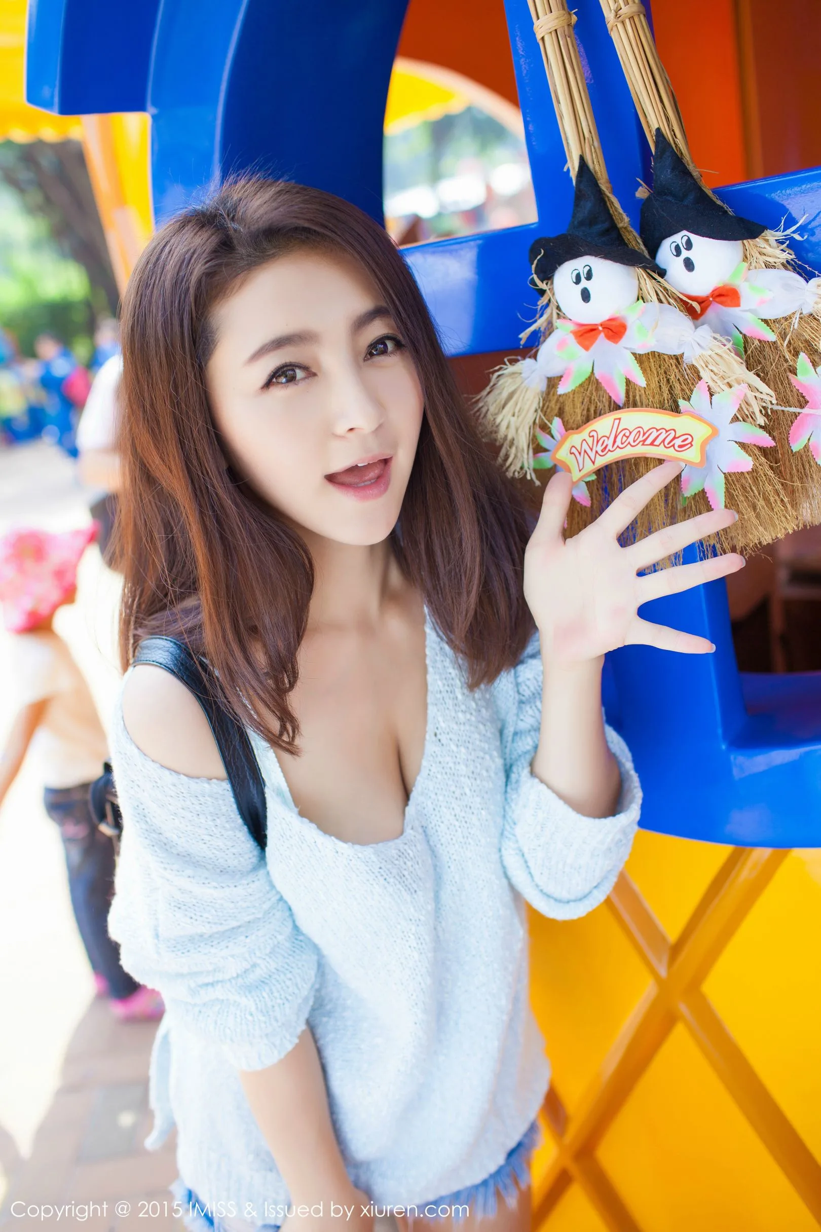 [IMISS Love Honey Club] Tập 049 Xia Mo GIGI - Bộ ảnh phong cách đường phố tươi tắn và dễ thương - 8